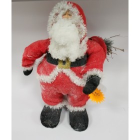 B.NATALE DI STOFFA 55CM. ROSSO.