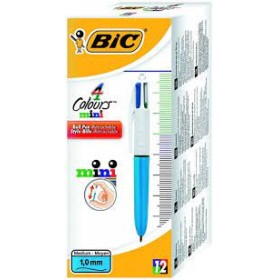 BIRO 4 COLORI MINI BIC