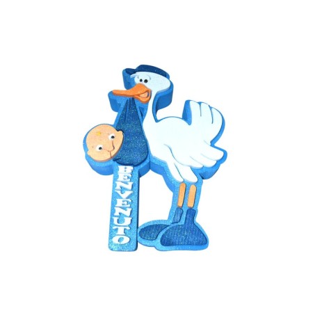 CICOGNA AZZURRA 43X60