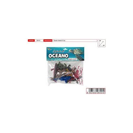 BUSTA ANIMALI MARINI