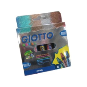 PASTELLI A CERA QT.6 METALLO GIOTTO