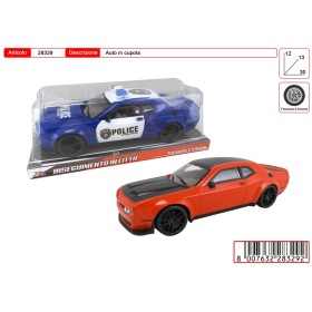 AUTO POLICE E DA CORSA IN CUPOLA