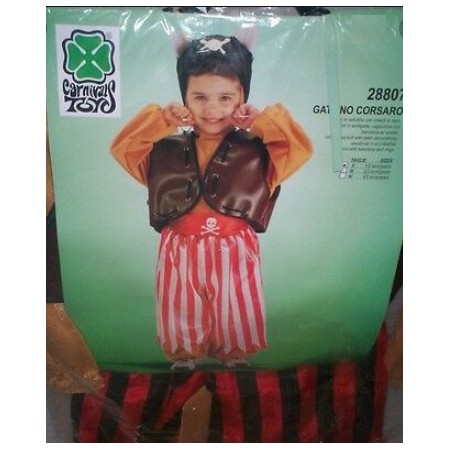 VESTITI GATTINO CORSARO 1-2 ANNI