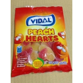 CARAMELLE 100GR PEACH HEARTS