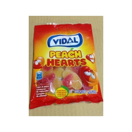 CARAMELLE 100GR PEACH HEARTS