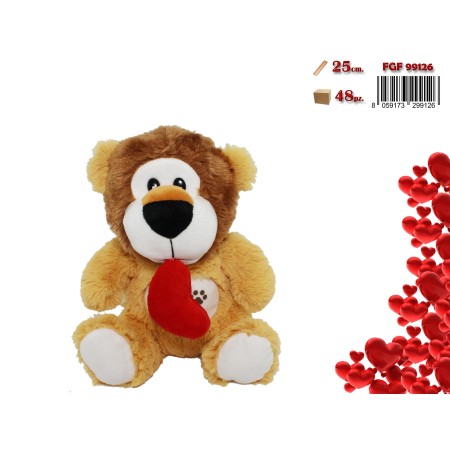 LEONE CON CUORE CM 25