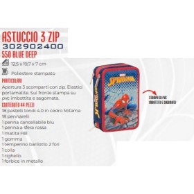CORREDI 3 ZIP SEVEN SPIDERMAN 2024