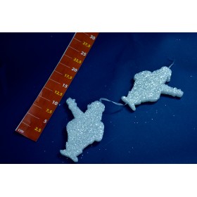 APPENDINO 2 BABBI BIANCO 30CM.