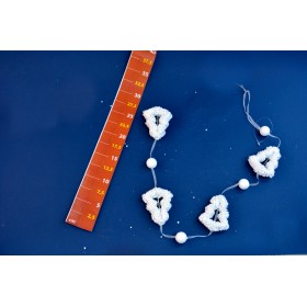 FESTONE ALBERO BIANCO 80CM