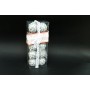 BOX 10 SFERE 6CM DECORO YZ009 ARGENTO