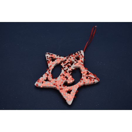 APPENDINO STELLA CON RENNA YZ041 ROSSO.