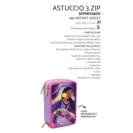 CORREDI 3 ZIP SEVEN WISH