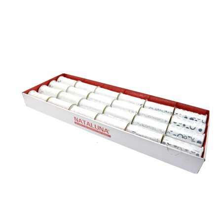 NASTRO FANTASIA ARGENTO 11.3X270CM