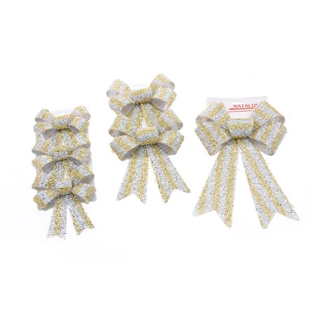 FIOCCO FASCIATO MIS.ASS DISPLAY ORO/ARGENTO