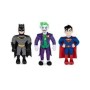 PELUCHE SUPERMAN-BATMAN-JOKER CM .30