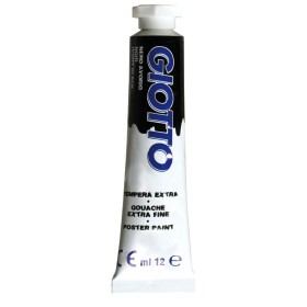 COLORI A TEMPERA 12 ML T/4 NERO 24