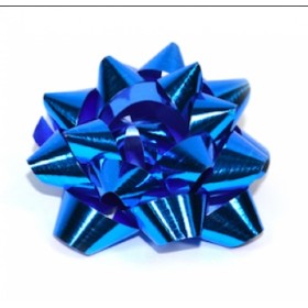 BUSTE FIOCCHI 14MM BLU METAL 100PZ