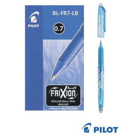 BIRO PILOT AZZURRE FRIXION CANCELLABILI  0.7 PZ 12
