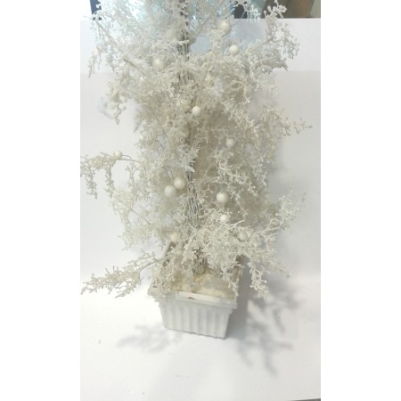 ALBERO C/PIANTA BIANCA.