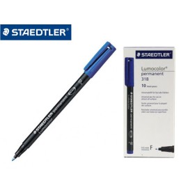 PENNARELLI LUMOCOLOR PUNTA M 10PZ BLU