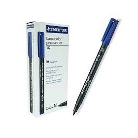 PENNARELLI LUMOCOLOR PUNTA F 10PZ BLU