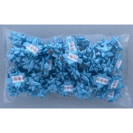 BUSTE FIOCCHI 10MM TURCHESE 100PZ