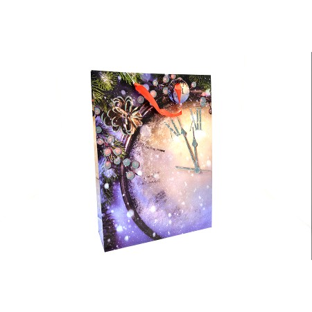 BUSTA NATALE 157GR. 50X16X72 OROLOGIO.