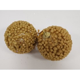 8 SFERE NATALIZIE C/PALLINE 6 CM - 012BA7A80416G