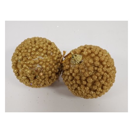 8 SFERE NATALIZIE C/PALLINE 6 CM - 012BA7A80416G