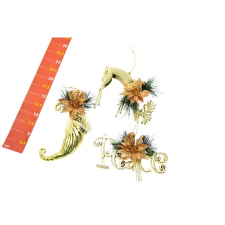 APPENDINO ORO C/FIORE IN DISPLAY BOX 3ASS LUNA-RENNA-GHIRIGORO.