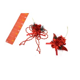 APPENDINO ROSSO C/FIORE IN DISPLAY BOX 2ASS FIOCCO-GUFO