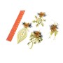 APPENDINO ORO C/FIORE IN DISPLAY BOX 4ASS FIOCCO DI NEVE-FIOCCO-GOCCIA