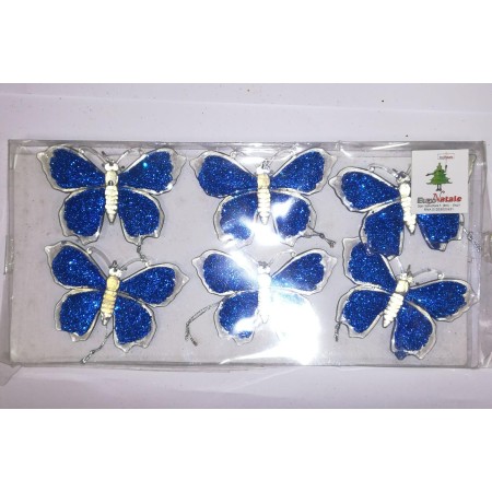 6 FARFALLE GLITTER