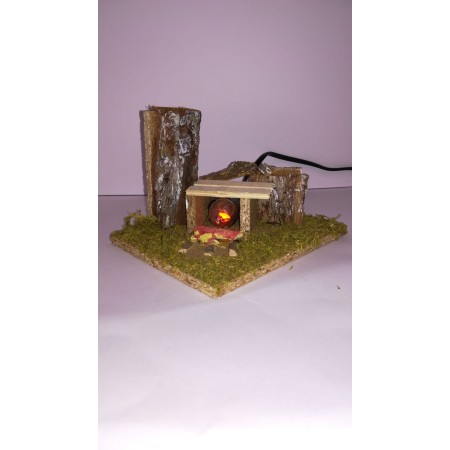 FUOCO CON LUCE 15X12X10