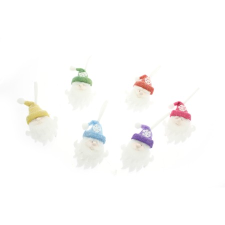 BABBO NATALE SOFT 15CM 6COL ASS.