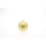 CANDELA SFERA D.10CM COL ORO METALLIZZATO.