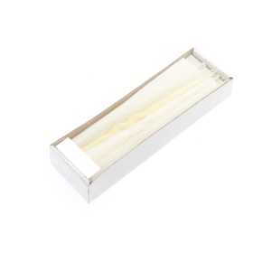 SET 8PZ CANDELA 23.5X12CM PANNA