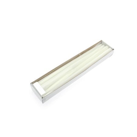 SET 8PZ CANDELA 40CM BIANCO