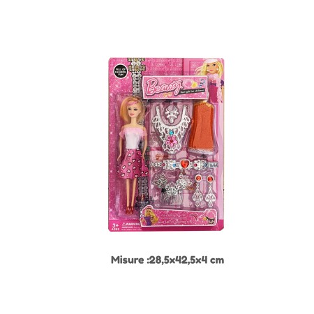 BAMBOLA CON ACCESSORI