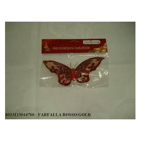 FARFALLA VELO ROSSO CM 20.