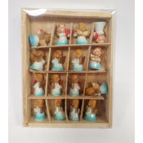 ANGELI TERRACOTTA C/CANDELA PZ. 16