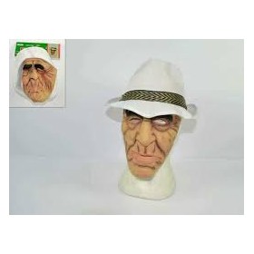 MASCHERA VECCHIO CON CAPPELLO
