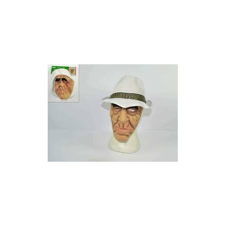 MASCHERA VECCHIO CON CAPPELLO