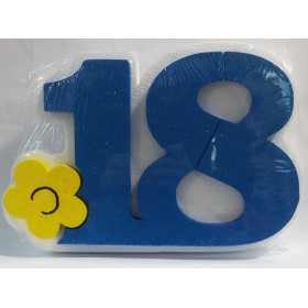 POLISTIROLO FIORE 18 AZZURRO