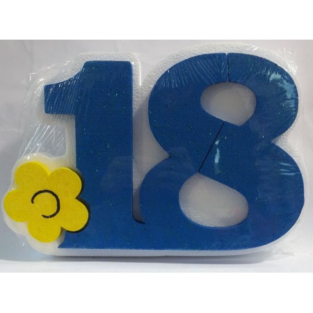 POLISTIROLO FIORE 18 AZZURRO