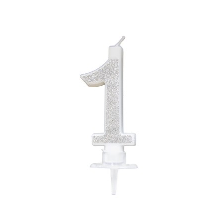 CANDELE CM 7 ARGENTO GLITTER N1
