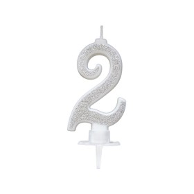 CANDELE CM 7 ARGENTO GLITTER N2
