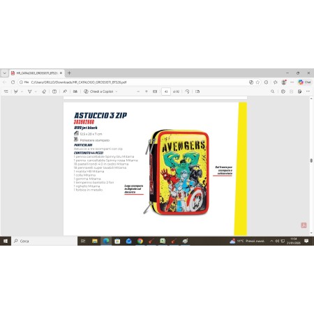 ASTUCCI 3 ZIP SEVEN AVENGERS 2026