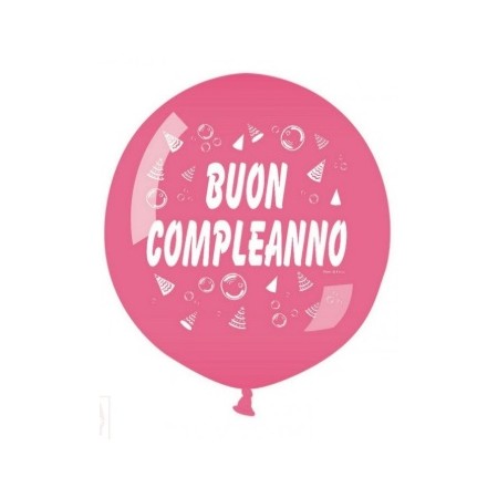 PALLONCINI 36 POLLICI BUON COMPLEANNO ROSA.