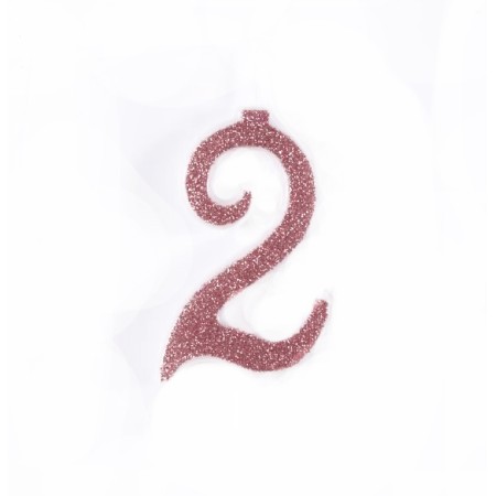 CANDELE CM 7 ROSA GLITTER N2